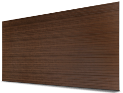 New garage door style - Contemporary Walnut