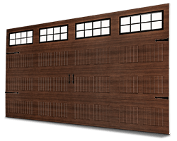 New garage door style - Elite Mahogany